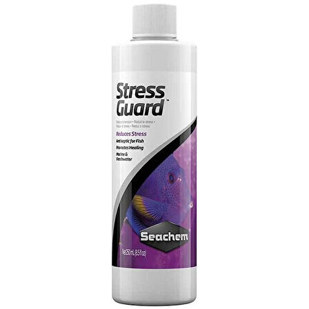 Seachem Stressguard Taşınan Balıklarda Stres Azaltıcı Sakinleştirici 250 Ml