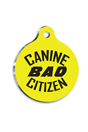 Bad Citizen Köpek Künyesi Medium 2,6 x 3,8 cm