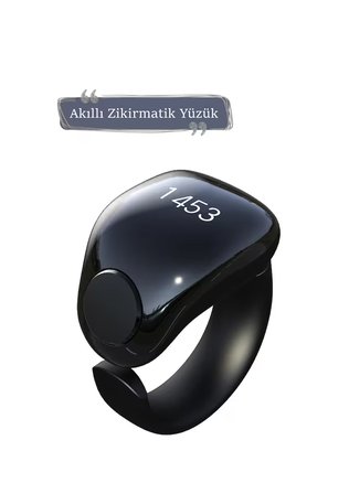  Akıllı Zikirmatik Yüzük – Tesbih Yüzük – Qibla Bulucu Ve Namaz Hatırlatıcı Yüzük