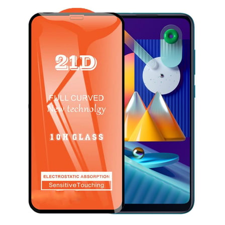 Samsung Galaxy M11 Uyumlu Ekran Koruyucu 21D Tam Kaplayan Kavisli