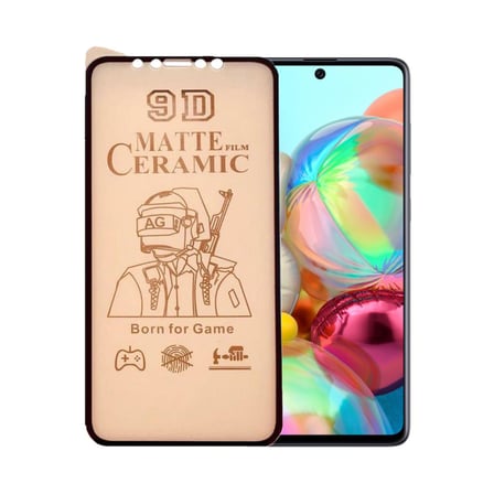 Samsung Galaxy A71 Uyumlu Ekran Koruyucu 9D Mat Seramik Nano Tam Kaplayan