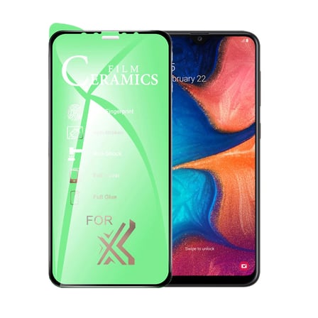 Samsung Galaxy A20 Uyumlu Ekran Koruyucu 9D Seramik Nano Tam Kaplayan Kavisli