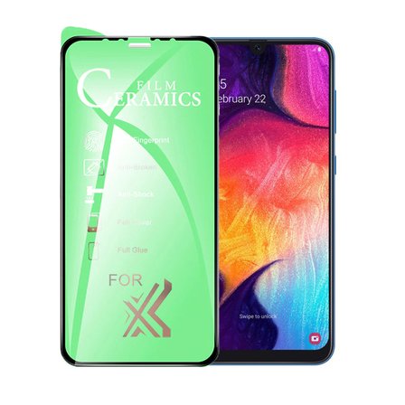 Samsung Galaxy A50S Uyumlu Ekran Koruyucu 9D Seramik Nano Tam Kaplayan Kavisli