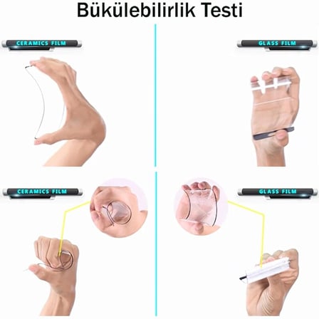 Samsung Galaxy A50 Uyumlu Ekran Koruyucu 9D Seramik Nano Tam Kaplayan Kavisli