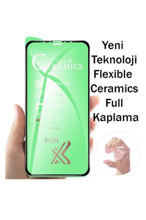 Poco X3 Pro Uyumlu Ekran Koruyucu 9D Seramik Nano Tam Kaplayan Kavisli