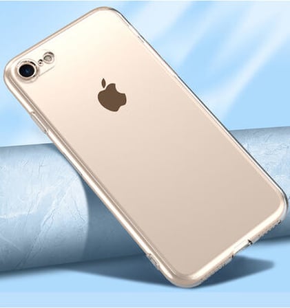 iPhone 7 8 İle Uyumlu Kılıf Şeffaf Silikon Kamera Korumalı 3D