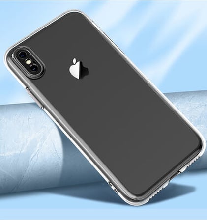 iPhone X XS İle Uyumlu Kılıf Şeffaf Silikon Kamera Korumalı 3D
