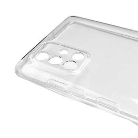 Samsung A71 İle Uyumlu Kılıf Şeffaf Silikon Kamera Korumalı 3D