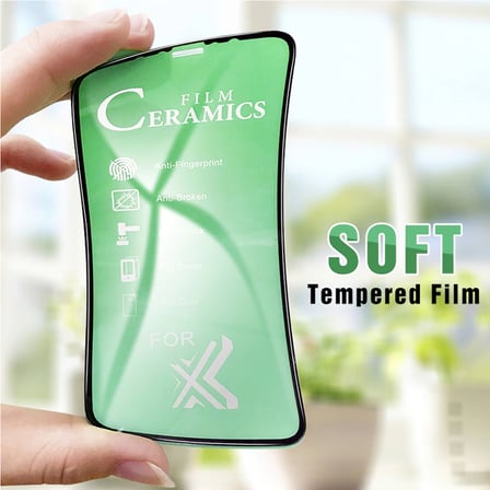 iPhone 12 Pro Max Uyumlu Ekran Koruyucu 9D Seramik Nano Tam Kaplayan
