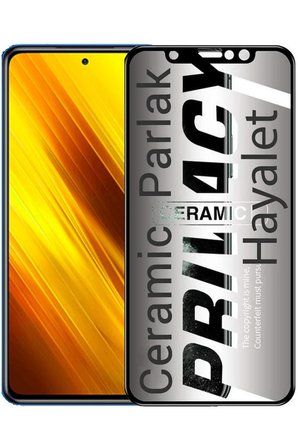 Xiaomi Poco X3 NFC İle Uyumlu Hayalet Ekran Koruyucu Parlak Seramik