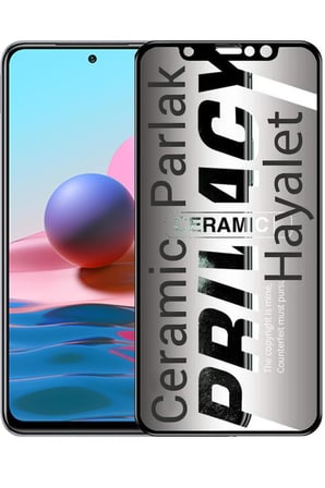 Xiaomi Redmi Note 10 İle Uyumlu Hayalet Ekran Koruyucu Parlak Seramik SEB90180043