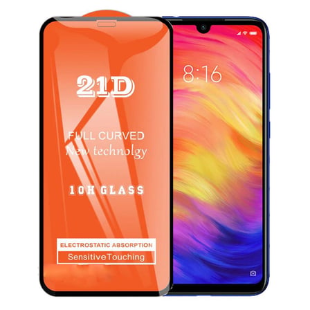 Xiaomi Redmi Note 7 Uyumlu Ekran Koruyucu 21D Kırılmaz Cam