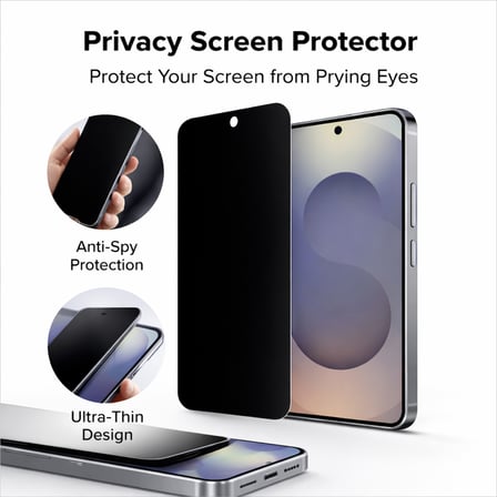 Samsung Galaxy S25 İle Ultra Uyumlu Hayalet Ekran Koruyucu Gizli Privacy