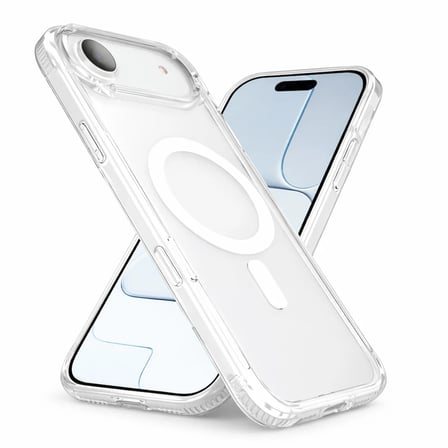 iPhone 17 Air İle Uyumlu YUMUŞAK Magsafe Kablosuz Şarj Destekli Şeffaf Kılıf Kamera İçin Yükseltilmiş Çerçeve