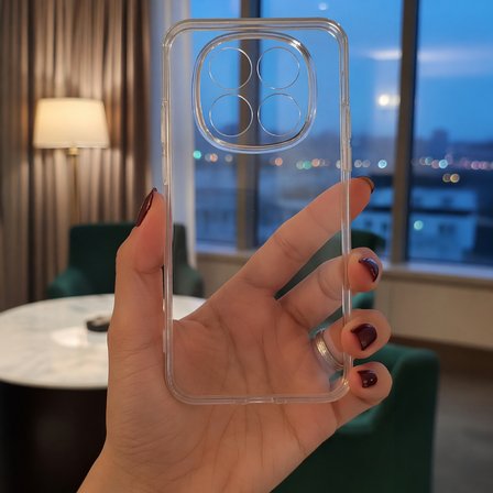 Redmi Note 15 Pro 5G Uyumlu Kılıf Şeffaf Kamera Korumalı 3D