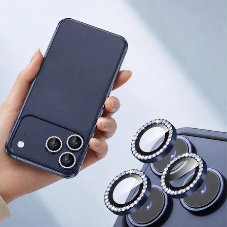 iPhone 17 Pro / 17 Pro Max Uyumlu ( Taşlı - Taşsız ) Kamera Lens Koruyucu