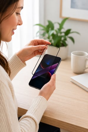 Poco X7 Pro Uyumlu Anti Statik Ekran Koruyucu Toz Tutmayan Kırılmaz Cam