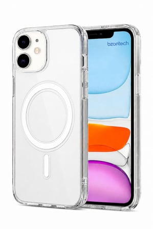 iPhone 11 Uyumlu YUMUŞAK Magsafe Kablosuz Şarj Destekli Şeffaf Kılıf Kamera İçin Yükseltilmiş Çerçeve