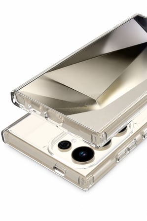 Samsung S24 Ultra Uyumlu YUMUŞAK Magsafe Kablosuz Şarj Destekli Şeffaf Kılıf Kamera İçin Yükseltilmiş Çerçeve