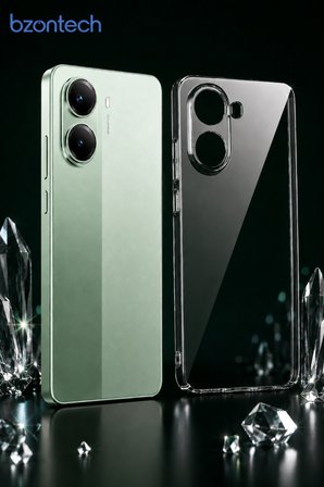 Poco X7 Pro Uyumlu Kılıf Şeffaf Kamera Korumalı 3D