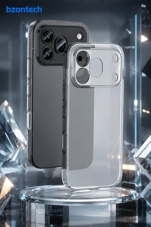 Honor 600 Pro Uyumlu Kılıf Şeffaf Kamera Korumalı 3D