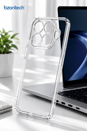 Xiaomi 17T Uyumlu Kılıf Şeffaf Kamera Korumalı 3D
