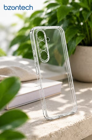 Samsung Galaxy S26 FE Uyumlu Kılıf Şeffaf Kamera Korumalı 3D
