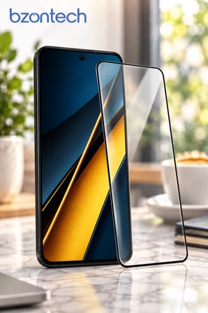 Poco X6 Pro Uyumlu Anti Statik Ekran Koruyucu Toz Tutmayan Kırılmaz Cam
