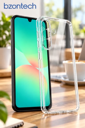 Samsung Galaxy A27 Uyumlu Kılıf Şeffaf Kamera Korumalı 3D