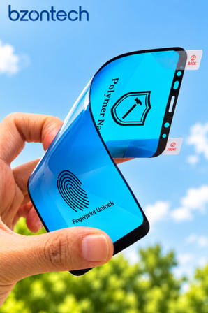 Samsung Galaxy S23 Ultra Uyumlu Polymer Nano Ekran Koruyucu Tam Kaplayan