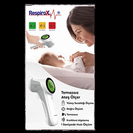 Respirox JM-01801 Temassız Alından Ateş Ölçer