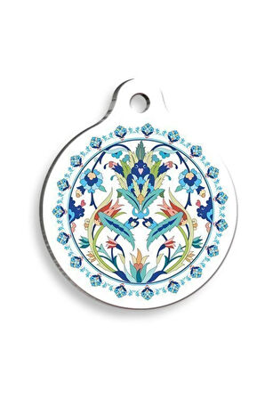 Motif 3 Kedi ve Köpek Künyesi Medium: 3 cm.