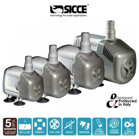 Sicce Syncra Silent 0.5 Akvaryum Kafa Motoru Sessiz Su Pompası Yüksek Performans