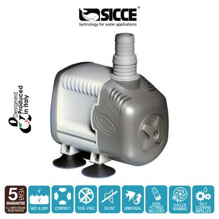 Sicce Syncra Silent 2.0 Akvaryum Kafa Motoru Sessiz Su Pompası Yüksek Performans