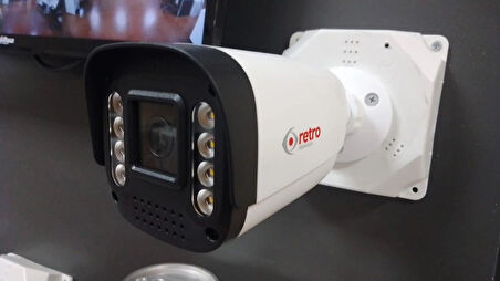 Nif Bilişim Retro RT-AB1208 2mp 2.8mm Sabit Lens 8 Led FullColor Gece Renkli IR Bullet AHD Kamera