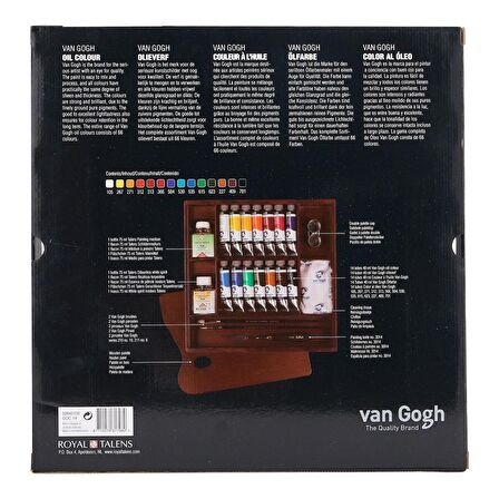 Van Gogh YAĞLI BOYA SETİ İNSPİRATİON BOX 14x40ml + aks. (AHŞAP KUTU)