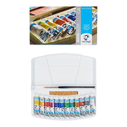 Van Gogh SULUBOYA TÜP 10 ML 12'Lİ SET (PLASTİK KUTU)