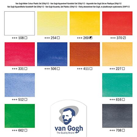 Van Gogh SULUBOYA TÜP 10 ML 12'Lİ SET (PLASTİK KUTU)
