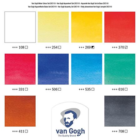 Van Gogh SULUBOYA TÜP 10 ML 10'LU BASIC SET 10'LU  (KARTON KUTU)