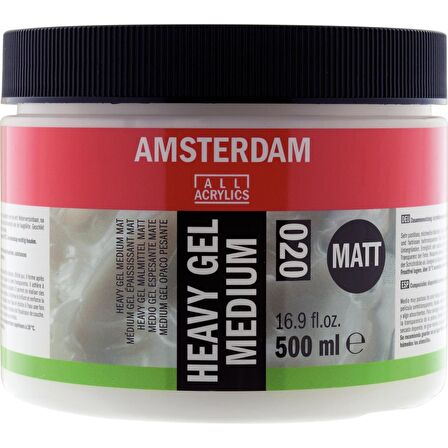 Amsterdam Heavy gel medium matt 020 jar 500 ml