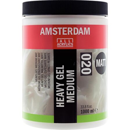 Amsterdam Heavy gel medium matt 020 jar 1000 ml