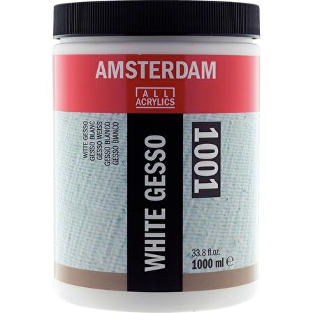 Amsterdam Beyaz gesso 001 kavanoz 1000 ml