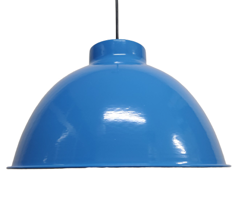 Metal Mavi Beyaz Retro Dekoratif Kafe Mutfak Sarkıt Avize