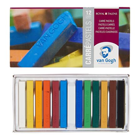 Van Gogh Carré KARE PASTEL BAŞLANGIÇ SETİ 12`Lİ