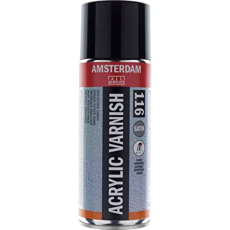 Amsterdam Acrylic varnish 116 satin spray can 400 ml