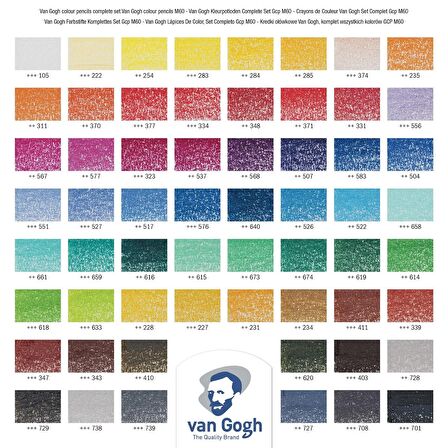 Van Gogh COLOUR PENCİL Renkli Kalem Komple 60`LI SET