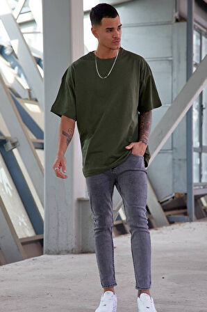 Newon Beyaz Vintage Baskılı T-shirt