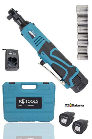 RETOOLS ŞARJLI 3/8 CIRCIR LOKMA