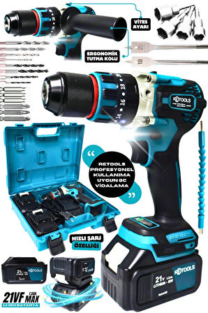 RETOOLS 8C VİDALAMA 21V/1,5AH