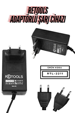 RETOOLS ADAPTÖRLÜ ŞARJ CİHAZI